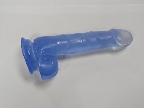 Realistic Suction Cap Jelly Dong In Various Colours