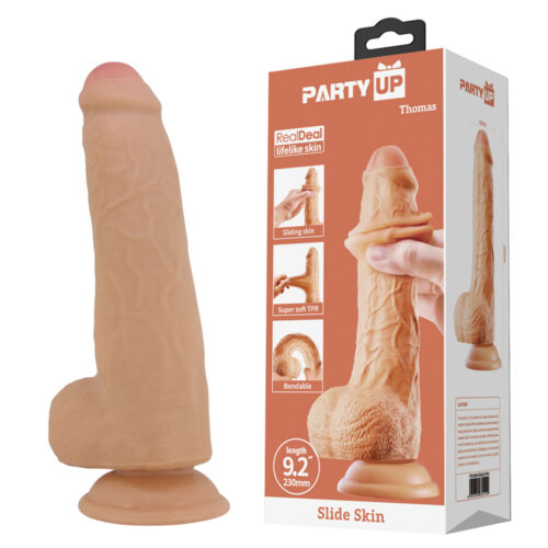 Party Up THOMAS Slide Skin Dong 9 Inches