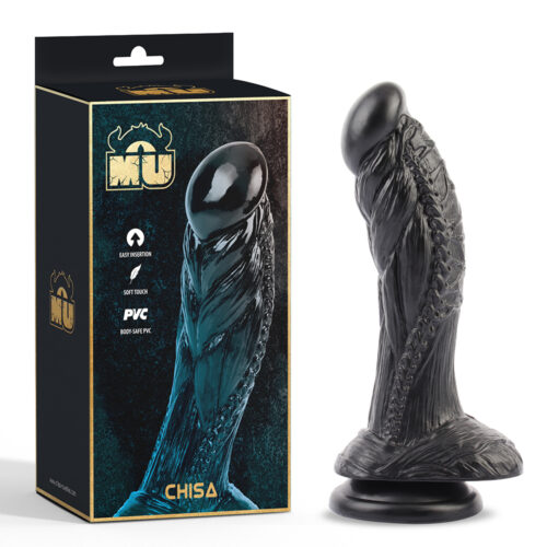 MU Horny Hunter Alien Suction Cap Dong 7.5 Inches