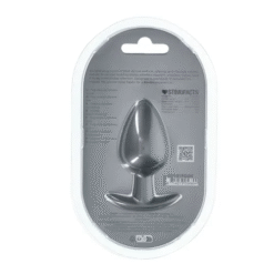 Alternative view of OUCH! Anal Plug - Large - Gun Metal