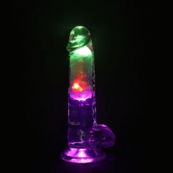 Alternative view of REALROCK 7'' No Balls Wireless Rechargeable LED Vibrating Dong