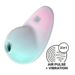 Alternative view of Satisfyer Pixie Dust Air Pulse Mint And Pink