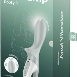 Satisfyer Air Pump Booty 3 - Grey USB Rechargeable Inflatable Vibrator