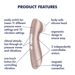 Alternative view of Satisfyer Pro 2+ Rose Gold