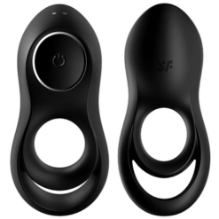 Alternative view of Satisfyer Legendary Duo Ring Black
