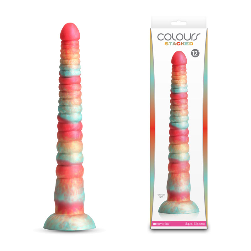 Colours Stacked - 12'' Dildo In Various Colours