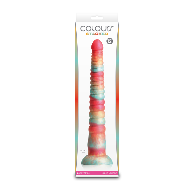 Colours Stacked - 12'' Dildo In Various Colours - Image 4