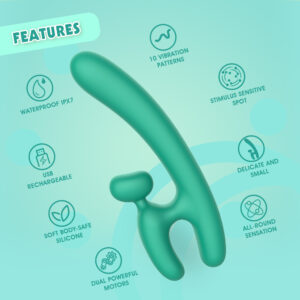 Hreindyri Lust Ripple – Dual Pulse Rechargeable Pleasure Wand