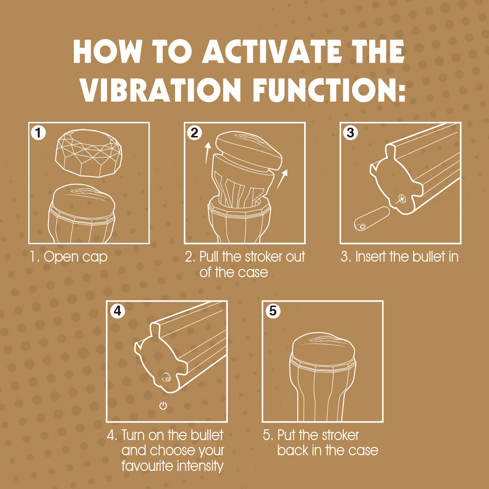 Ella Realistic Vibrating Vagina Cup - Image 5