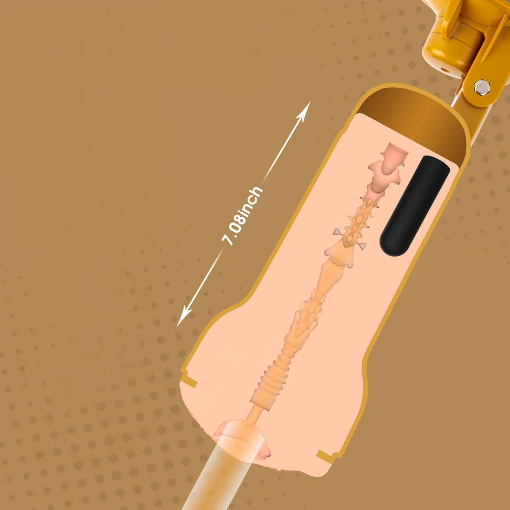 Tara Realistic Vibrating Vagina Cup - Image 4