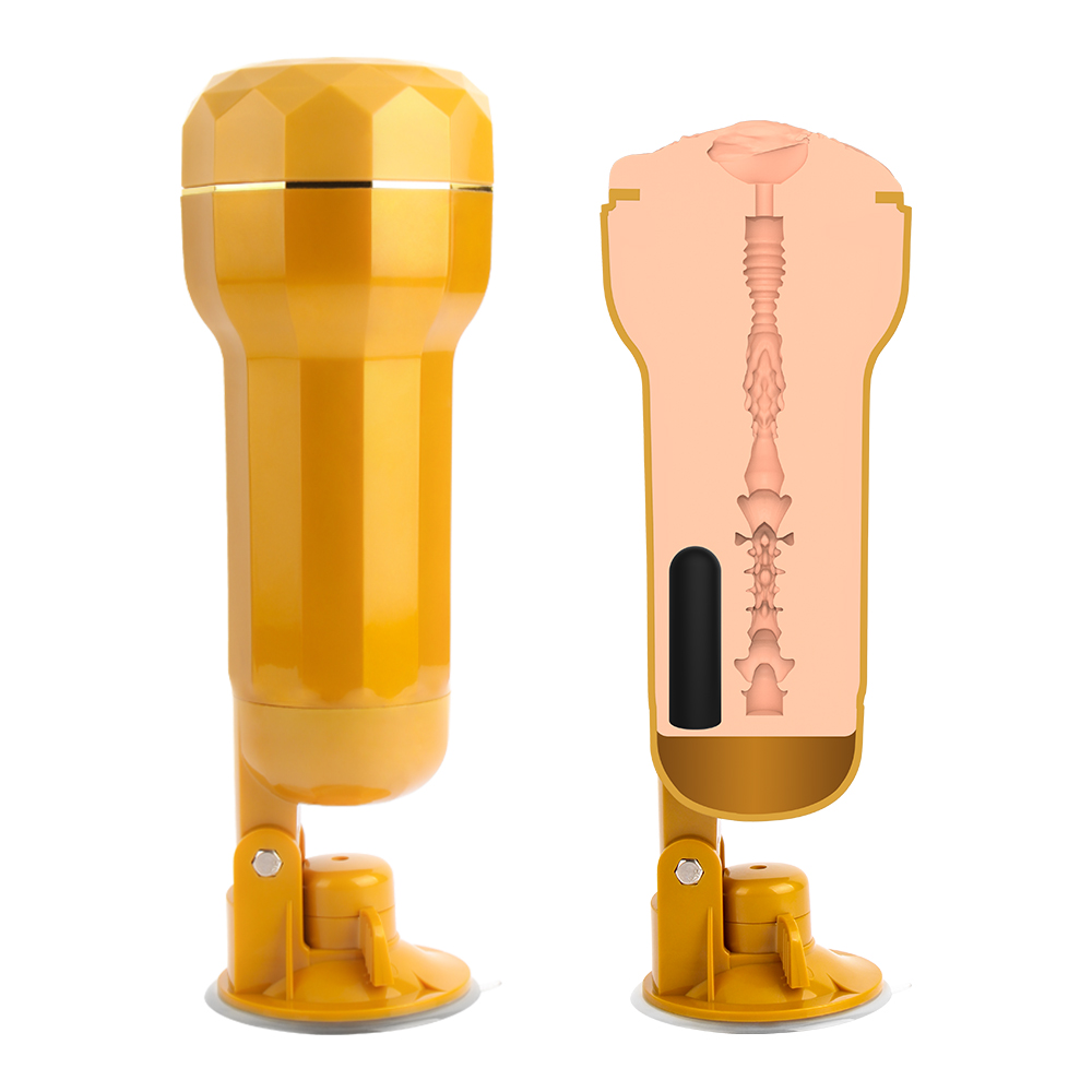 Tara Realistic Vibrating Vagina Cup - Image 6