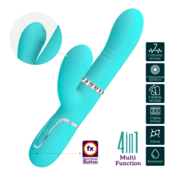 Alternative view of Party Up PAUL Rolling Beads Vibrator - Teal