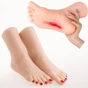 Realistic Silicone Feet Sleeve with Soft Entry – Ultra-Realistic Foot Masturbator