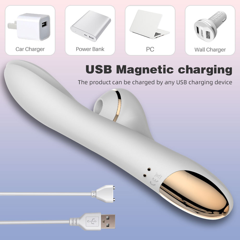 Aura Air Pulse Rabbit Vibrator | Clitoral Suction & G-Spot Vibrator | Rechargeable Waterproof - Image 6