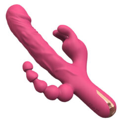 Alternative view of Pulse Luxe 3-in-1 Rabbit Vibrator | Triple Stimulation Rechargeable Waterproof Massager