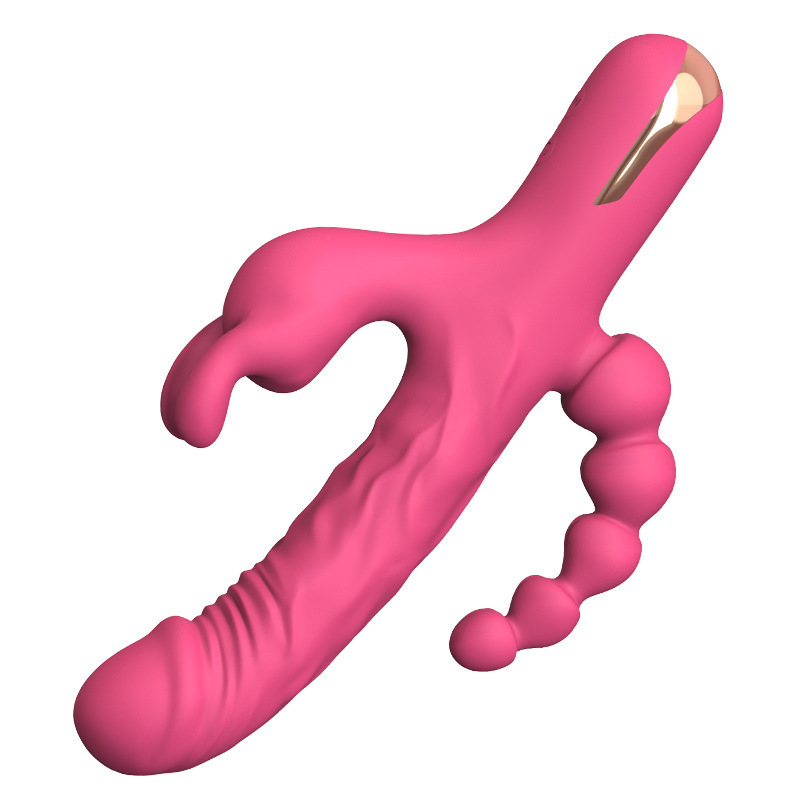 Pulse Luxe 3-in-1 Rabbit Vibrator | Triple Stimulation Rechargeable Waterproof Massager - Image 3