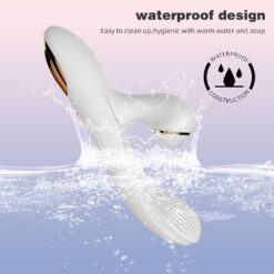 Aura Air Pulse Rabbit Vibrator | Clitoral Suction & G-Spot Vibrator | Rechargeable Waterproof - Image 3