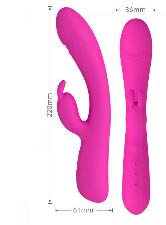 Blaze Dual Motor Heating Rabbit Vibrator | Waterproof Rechargeable G-Spot & Clitoral Massager - Image 2