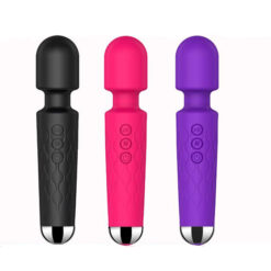 Rechargeable Wand Massager – Powerful Silicone Personal Massager with Multiple Vibration Modes