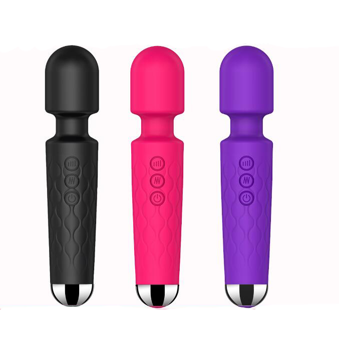 Rechargeable Wand Massager – Powerful Silicone Personal Massager with Multiple Vibration Modes