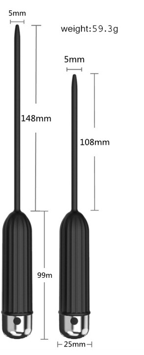 Men’s Vibrating Urethral Sounding Rod – 10 Vibration Modes