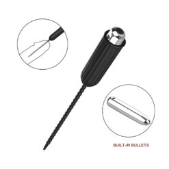 Alternative view of Men’s Vibrating Urethral Sounding Rod Ribbed – 10 Vibration Modes