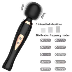 Velvet Touch 360° Rechargeable Wand Massager - Image 12