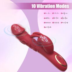 LuxeWave Flexible Rabbit Massager with Bunny Ears - Image 8