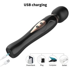 Alternative view of Velvet Touch 360° Rechargeable Wand Massager