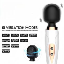 Velvet Touch 360° Rechargeable Wand Massager - Image 7