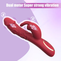LuxeWave Flexible Rabbit Massager with Bunny Ears - Image 6