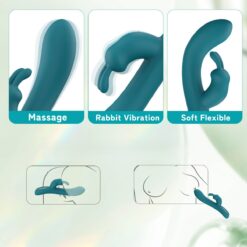 LuxeWave Flexible Rabbit Massager with Bunny Ears - Image 7