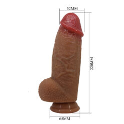 Alternative view of Mr Thick Realistic 8.6" Suction Base Dildo with Full Balls