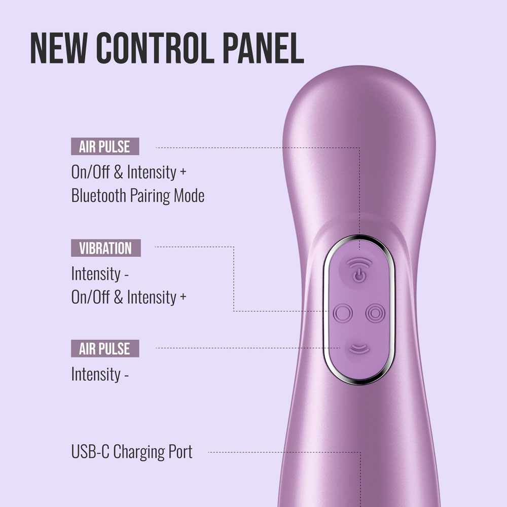 Satisfyer Pro 2 Generation 4 – App-Controlled Air Pulse & Vibration Stimulator - Image 7