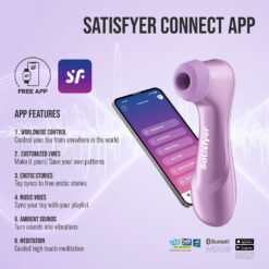 Satisfyer Pro 2 Generation 4 – App-Controlled Air Pulse & Vibration Stimulator - Image 6